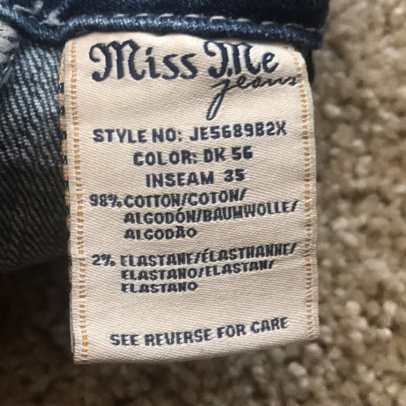 Miss Me Jeans 35”inseam - Picture 5 of 5